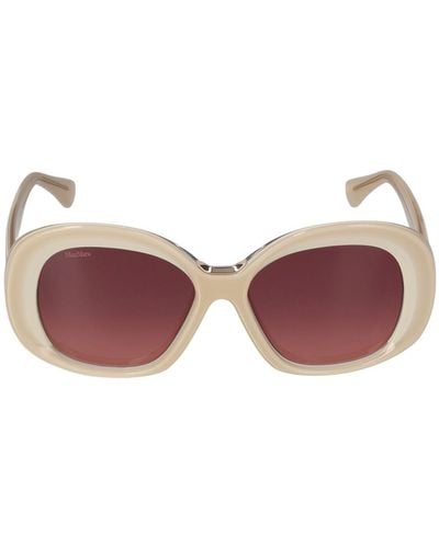 Max Mara Runde Sonnenbrille Aus Acetat "edna" - Pink