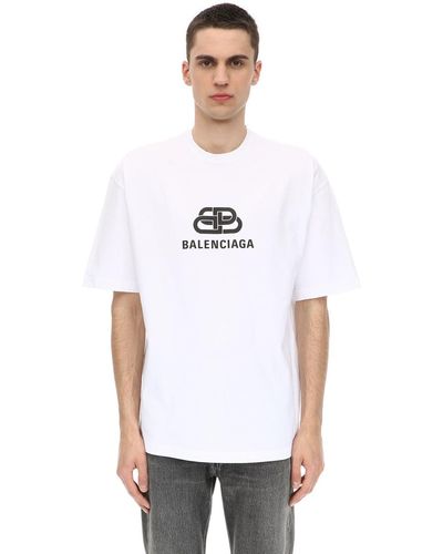 Balenciaga BB T-Shirt - Blanc