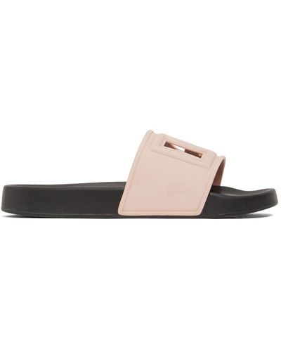 Dolce & Gabbana 20mm Saint Barth Rubber Slides - Pink