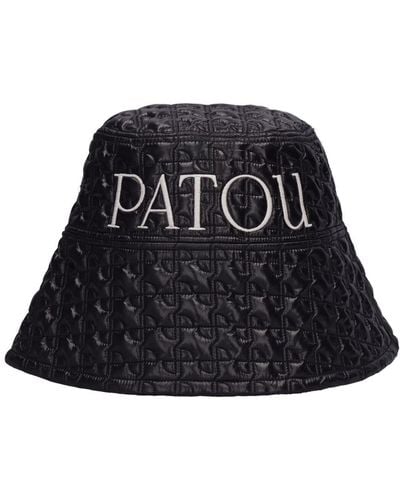 Patou Logo Light Eco Tech Bucket Hat - Black