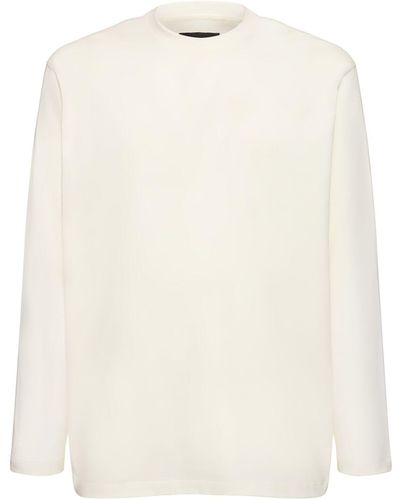 Y-3 Long Sleeve T-shirt - Natural