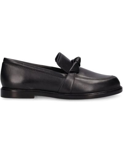 Alexandre Birman 30Mm Clarita Chunky Leather Loafers - Black