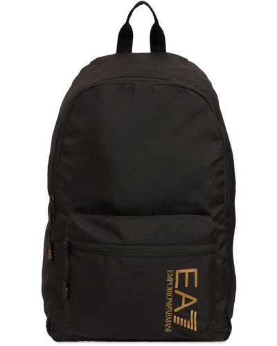 EA7 20l Core Identity Poly Backpack - Black