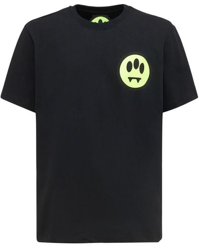 Barrow Camiseta de algodón con logo estampado - Negro