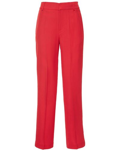 Co. Full Length Visse Twill Pants - Red