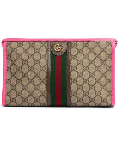 Gucci Ophidia Gg ポーチ - グレー
