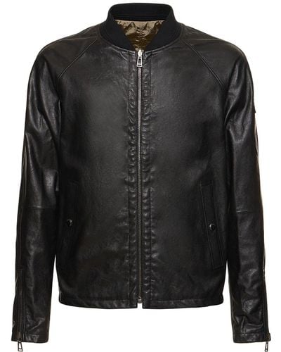 Belstaff Centenary Capsule レザージャケット - ブラック