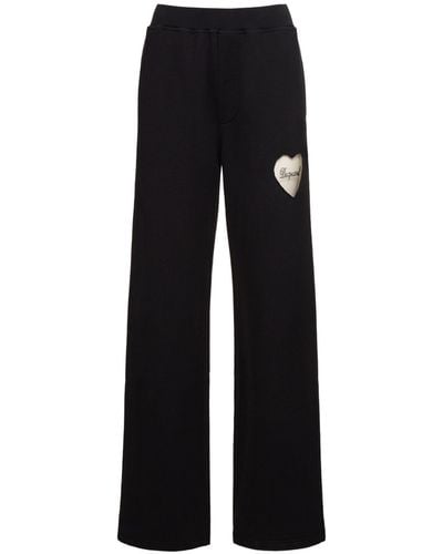 DSquared² Pantalones deportivos de algodón - Negro