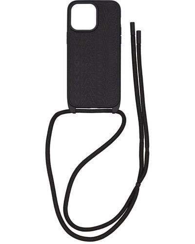 Marc Jacobs Iphone 14 Pro Max 3D Case W/ Strap - Black