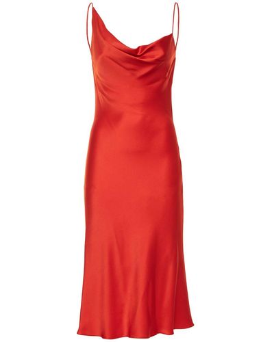 White Full Slip Dress Or Chemise With Adjustable Spaghetti Straps main image 1