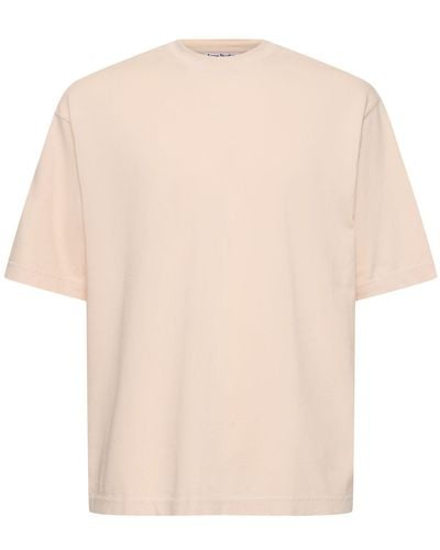 Acne Studios Camiseta de algodón vintage - Neutro