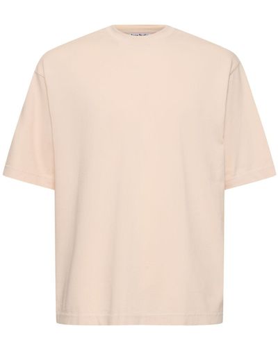 Acne Studios Extorr Vintage Cotton T-Shirt - Natural
