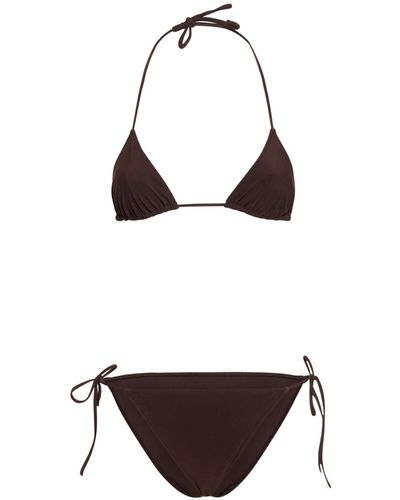 Lido Triangle-bikini Mit Bindeverschluss "venti" - Weiß