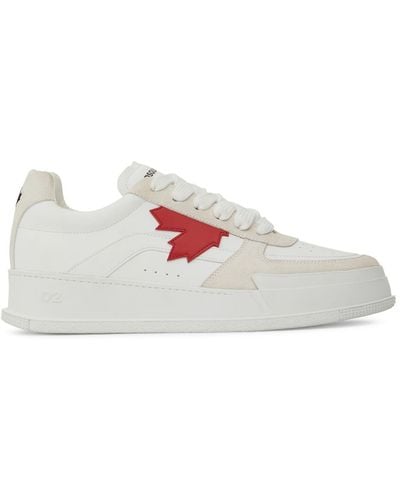 DSquared² Sneakers Aus Leder "canadian" - Weiß