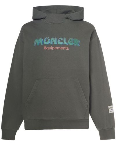 Moncler Genius Baumwoll-hoodie "moncler X Salehe Bembury" - Grau
