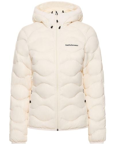 Peak Performance Helium Quilted Tech Down Jacket - Natural