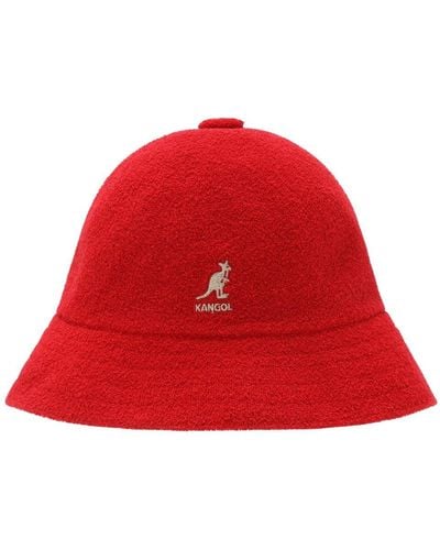 Kangol Cappello Bucket "Bermuda" - Rosso