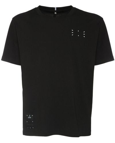 McQ T-shirt Aus Baumwolle Mit Logo "icon Zero" - Schwarz