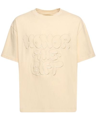 Honor The Gift T-shirt "amp't Up" - Natur