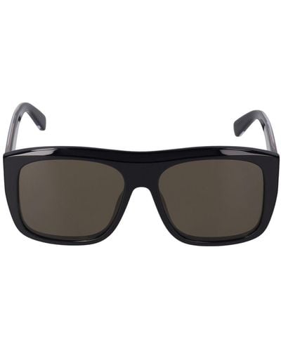 Stella McCartney Squared Acetate Sunglasses - Black