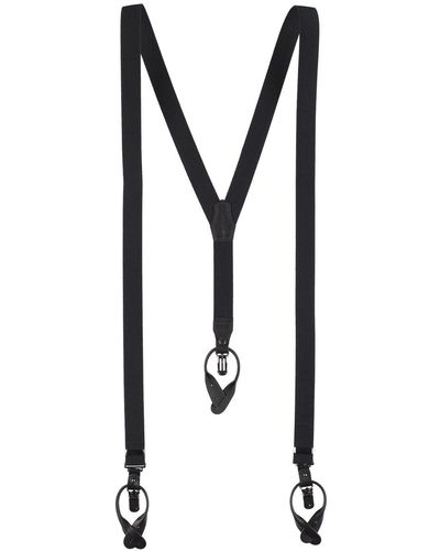 Yohji Yamamoto 25mm Basic Suspenders - Black
