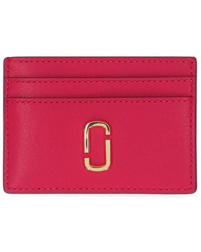 Marc Jacobs Leather Card Holder - Red