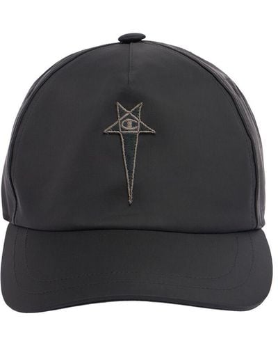 Rick Owens Logo Baseball Hat - Black