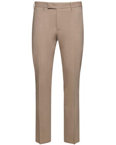 PT Torino Pantalones de lana - Neutro