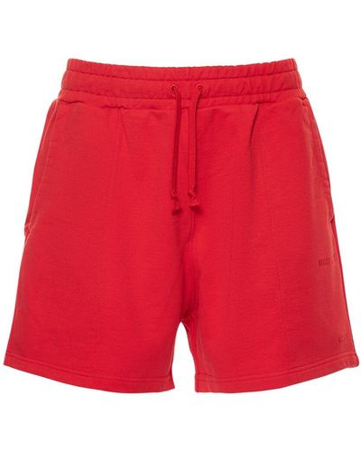 CDLP Shorts De Algodón De Rizo - Rojo