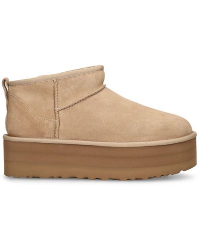 UGG Bottes compensées classic ultra mini 50 mm - Neutre