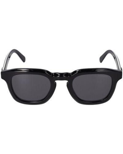 Moncler Gradd squared acetate sunglasses - Noir
