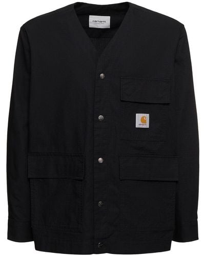 Carhartt Elroy Cotton Shirt - Black