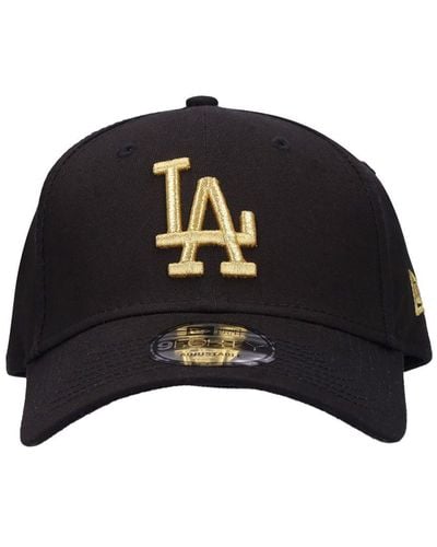 KTZ 9Forty La Dodgers Metallic Hat - Black