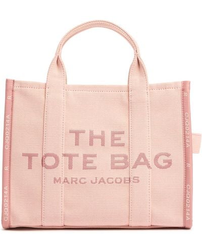 Marc Jacobs Tasche Aus Baumwolljacquard "the Medium Tote" - Pink