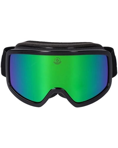 Moncler X Rick Owens Terrabeam Mirrored Ski goggles - Green