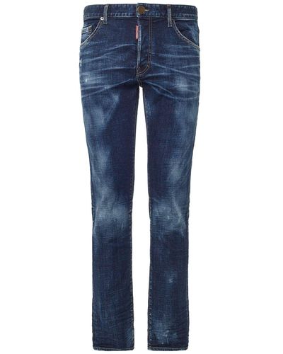 DSquared² Jeans cool guy in denim di cotone stretch - Blu