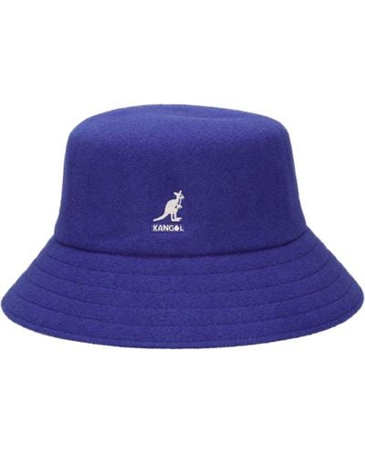 Kangol Fischerhut Aus Wollmischung "lahinch" - Blau