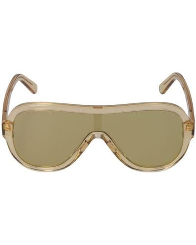 Zimmermann Coaster Mask Acetate Sunglasses - Green