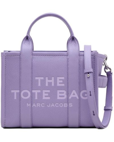Marc Jacobs The Small Tote Leather Bag - Purple