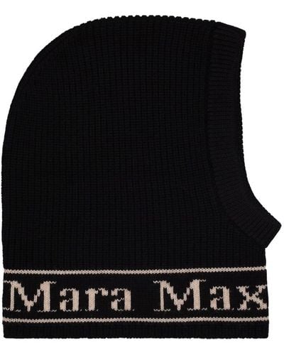 Max Mara Gong ウールバラクラバ - ブラック