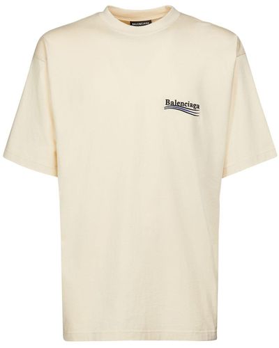 Balenciaga コットンtシャツ - ナチュラル