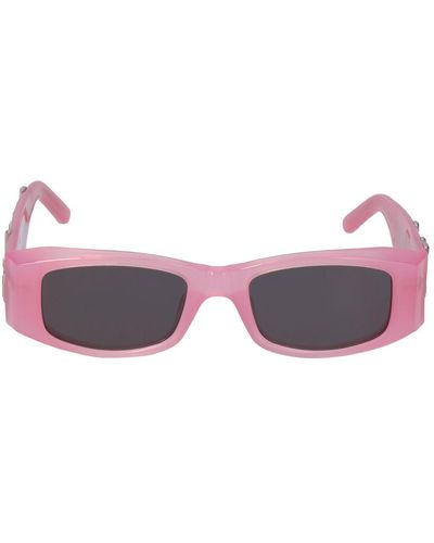 Palm Angels Angel Squared Acetate Sunglasses - Pink