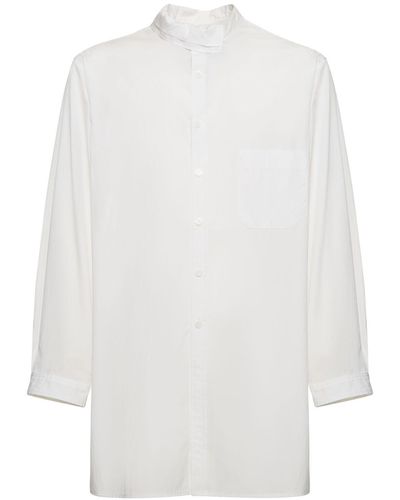 Yohji Yamamoto Y-Asm Cotton Shirt - White