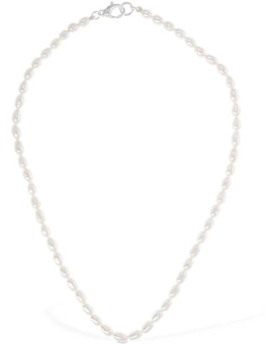 Hatton Labs Perlenkette "teardrop" - Weiß