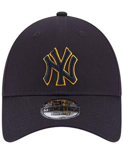 KTZ Team Outline 9forty New York Yankees キャップ - ブルー