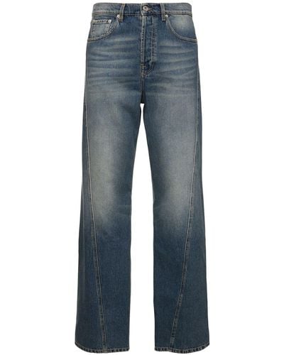 Lanvin 16,5cm Jeans Aus Baumwolldenim "twist" - Blau