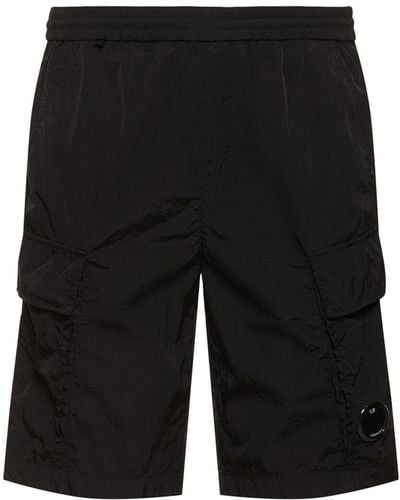 C.P. Company Chrome-r Cargo Shorts - Black