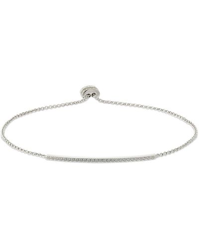 Apm Monaco Croisette Crystal Chain Bracelet - White