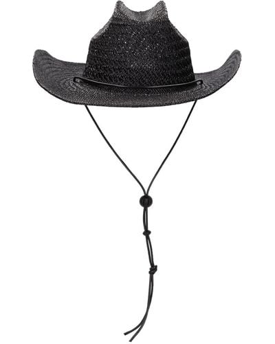 Lack of Color The Outlaw Ii Straw Hat - Black