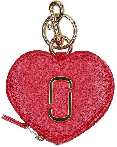 Marc Jacobs The Heart Leather Pouch - Pink